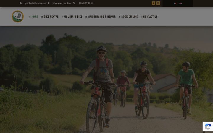 Screenshot of juraride.com