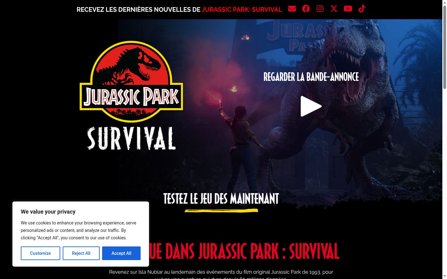 Screenshot des Einwilligungsbanners vor jeglicher Interaktion