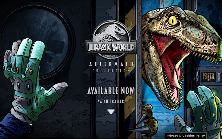 Screenshot of jurassicworldaftermath.com