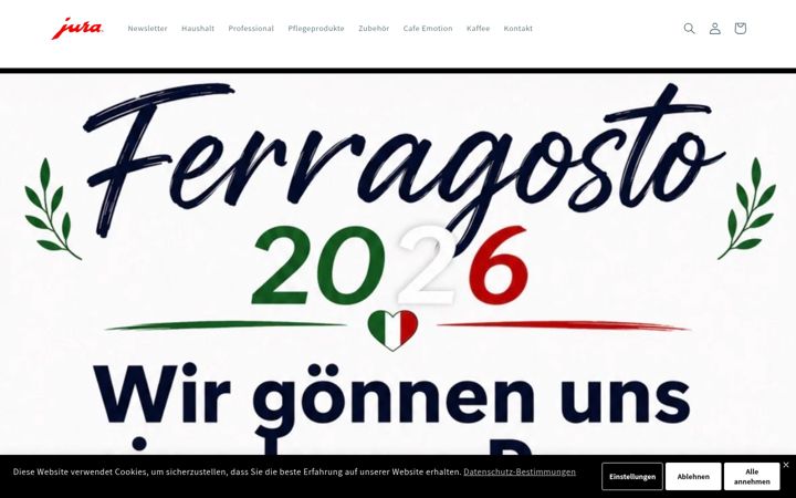 Screenshot of jurastore-klagenfurt.at