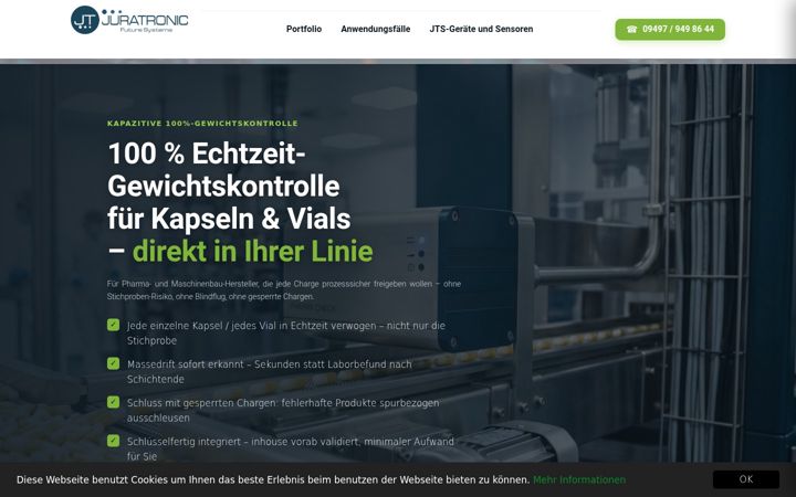 Screenshot of juratronic.com