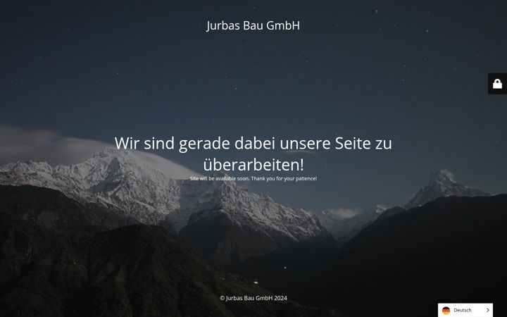 Screenshot of jurbasbau.de