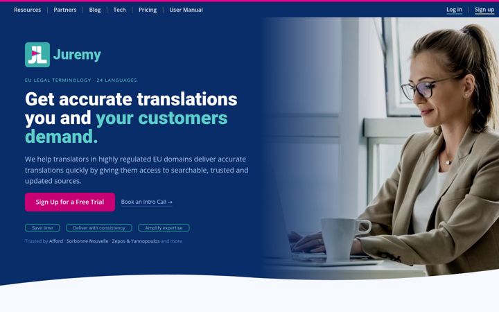 Screenshot of juremy.com