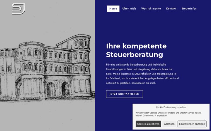 Screenshot of jurga-steuerberatung.de