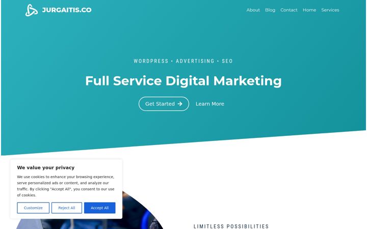 Screenshot of jurgaitis.co