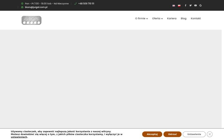 Screenshot of jurgal.com.pl