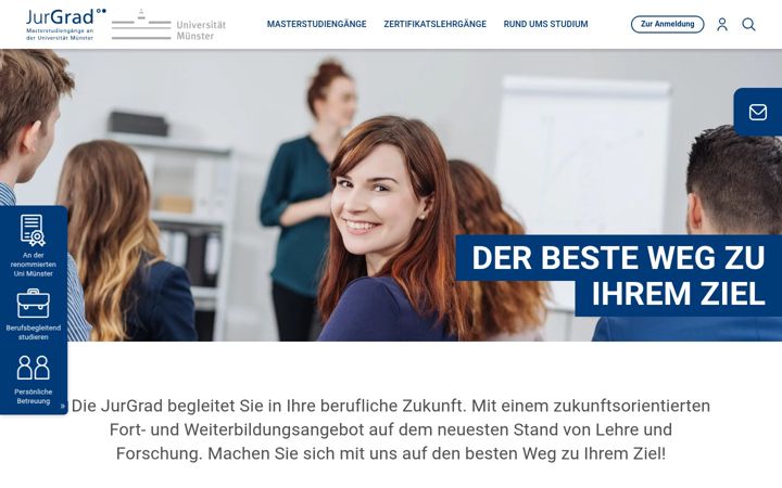 Screenshot of jurgrad.de