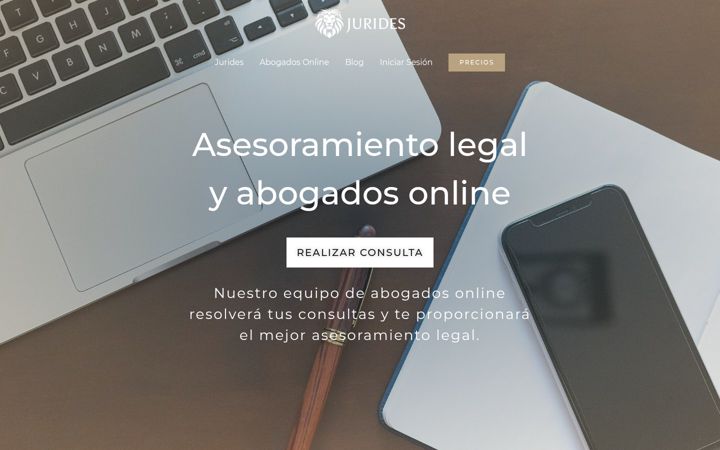 Screenshot of jurides.com