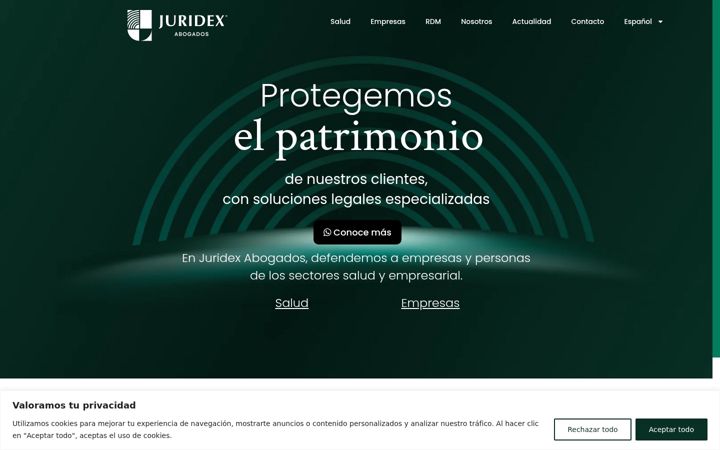Screenshot of juridex.co