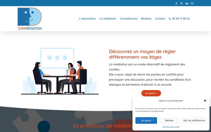 Screenshot of jurimediation.fr