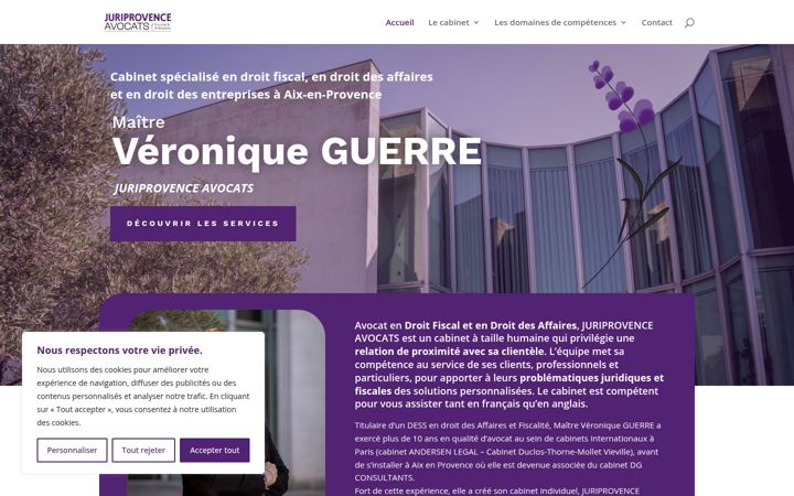 Screenshot of juriprovence-avocats.fr