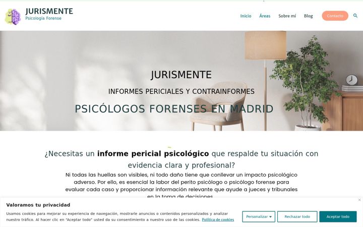 Screenshot of jurismente.com