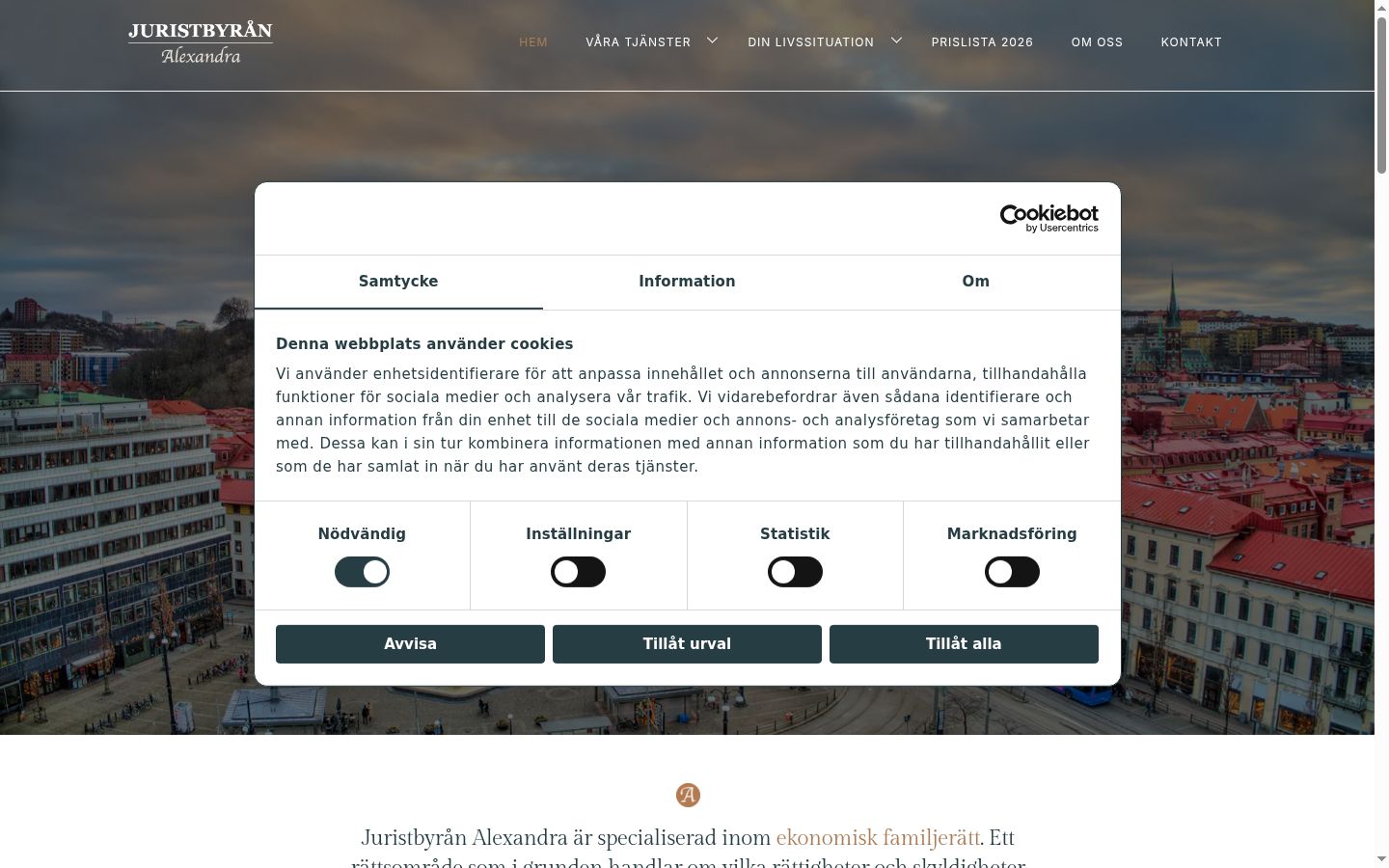 Snímka obrazovky banera súhlasu zobrazeného pred akoukoľvek interakciou