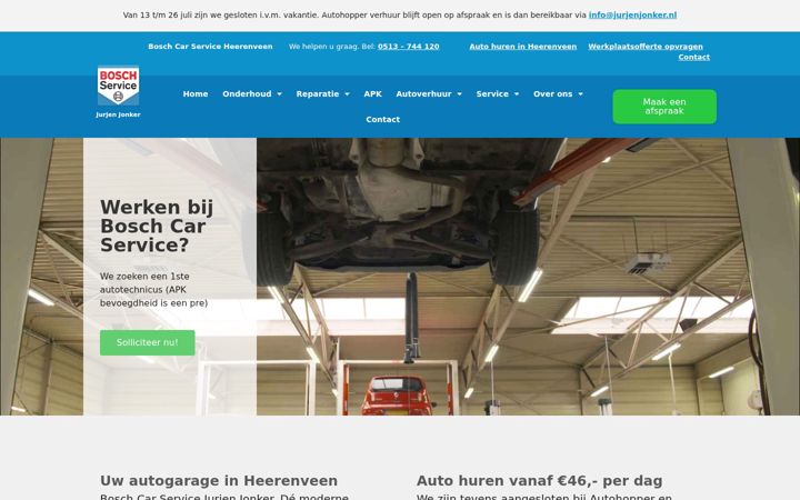 Screenshot of jurjenjonker.nl