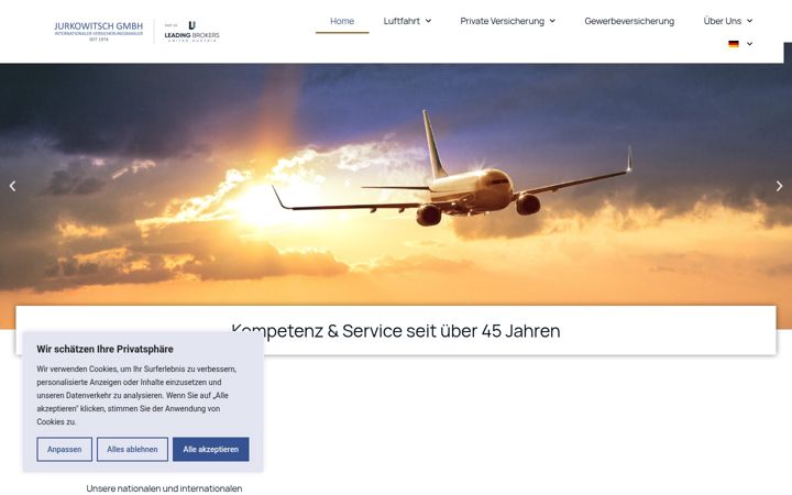Screenshot of jurkowitsch.eu
