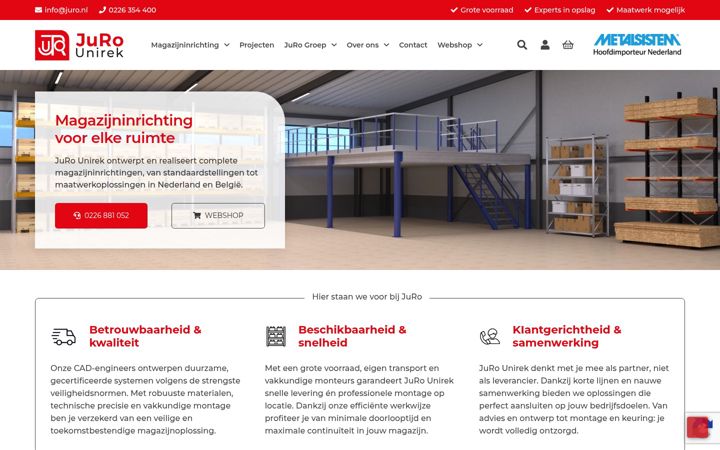 Screenshot of juro.nl