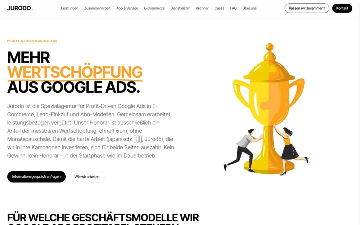 Screenshot of jurodo.de