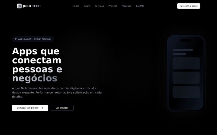 Screenshot of jurotech.com.br