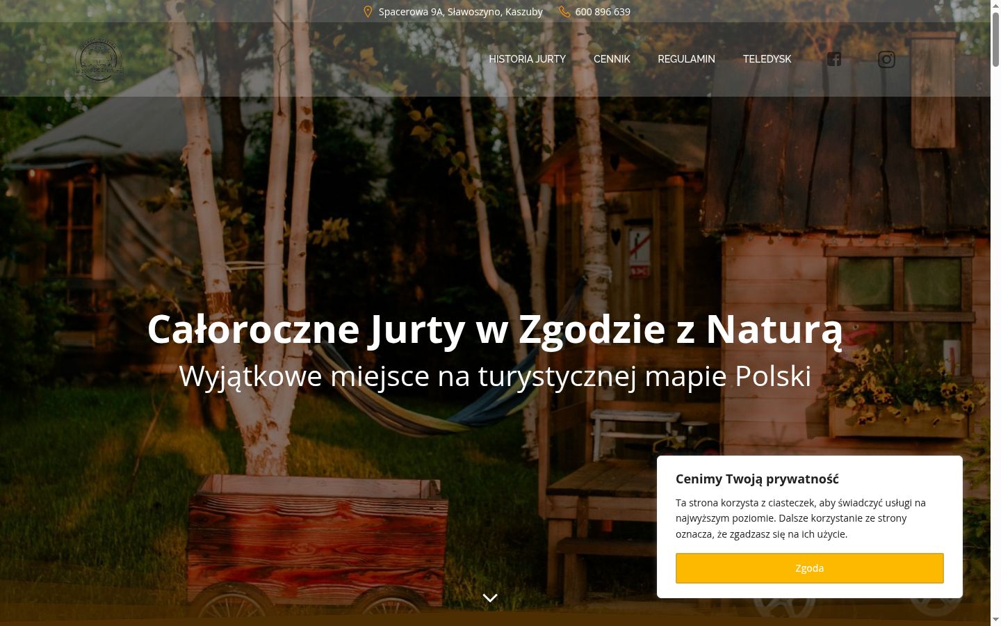 Snímek obrazovky baneru souhlasu zobrazeného před jakoukoli interakcí
