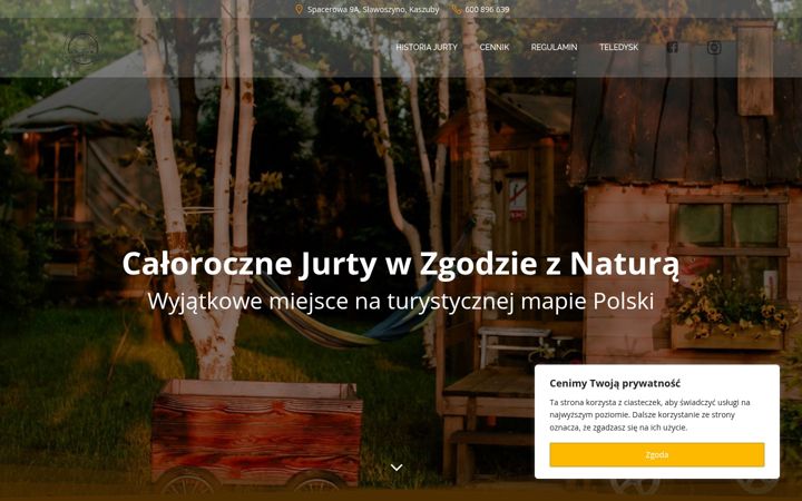 Screenshot of jurta-natura.pl