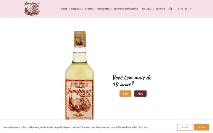 Screenshot of jurupinga.com.br