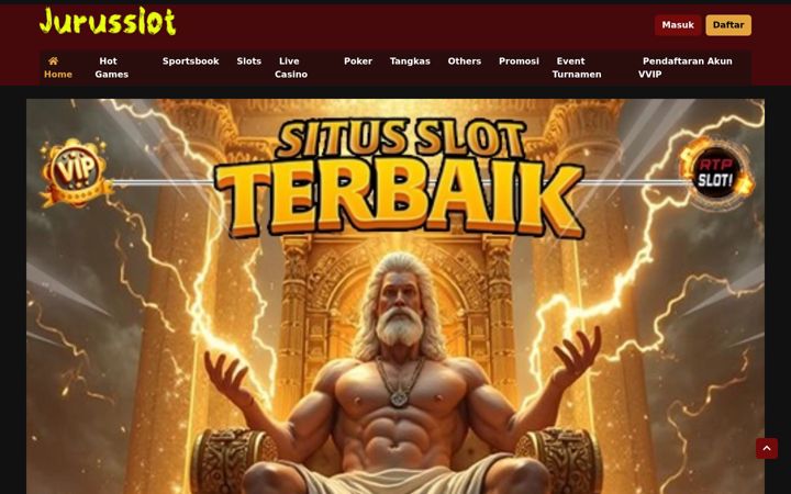 Screenshot of jurusslot.org