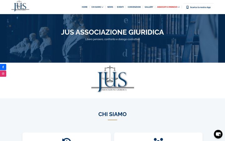 Screenshot of jusgiuridica.it