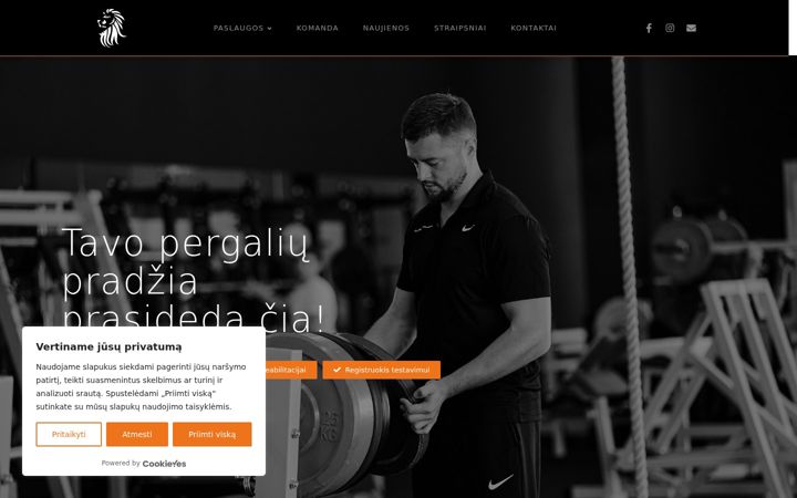 Screenshot of jusistraining.com