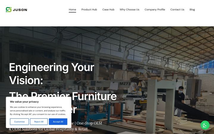 Screenshot of juson-furniture.com