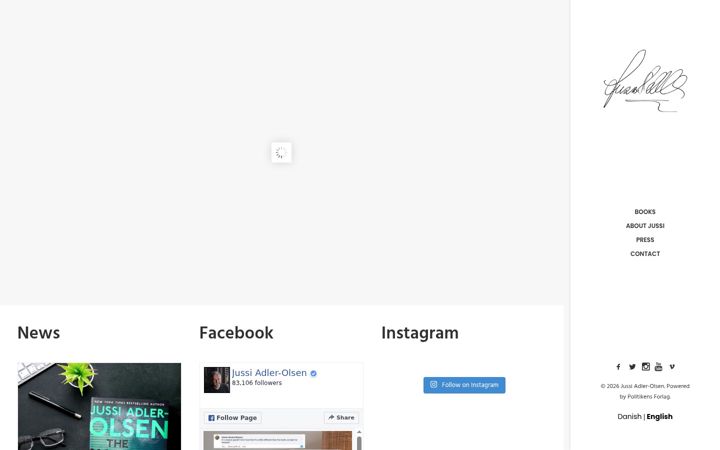 Screenshot ta' jussiadlerolsen.com