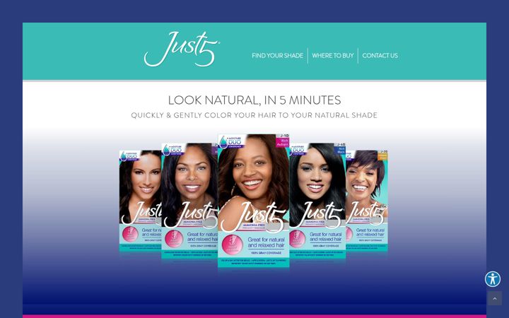 Screenshot of just-5.com