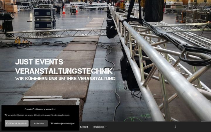 Screenshot of just-events.de