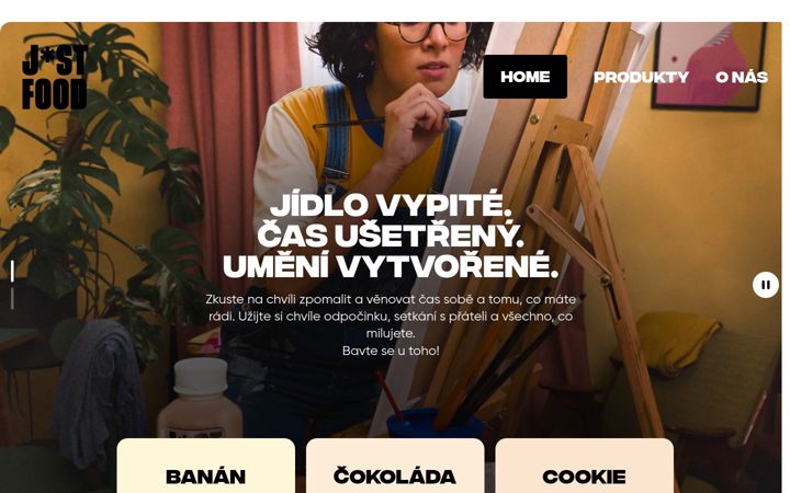 Screenshot of just-food.cz