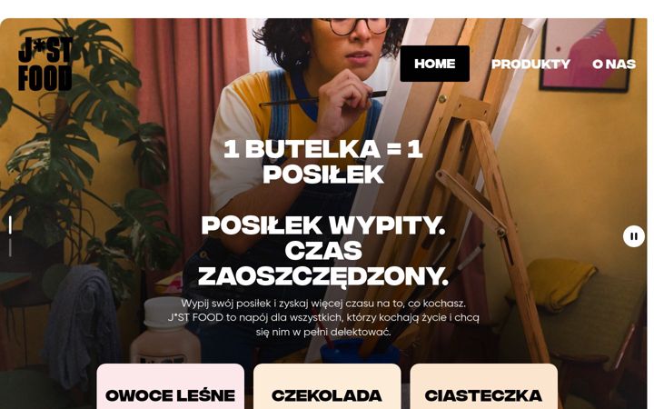 Screenshot of just-food.pl