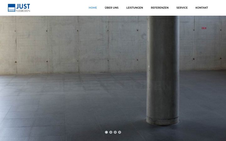 Screenshot of just-fussboden.com