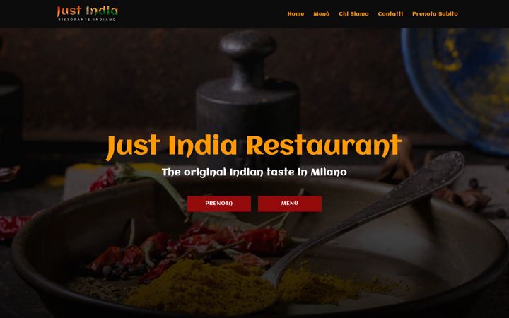 Screenshot of just-india.it