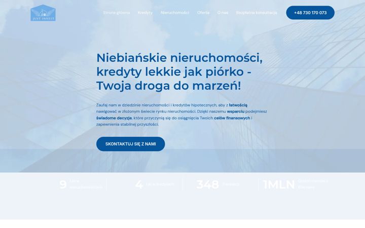 Екранна снимка на just-invest.eu