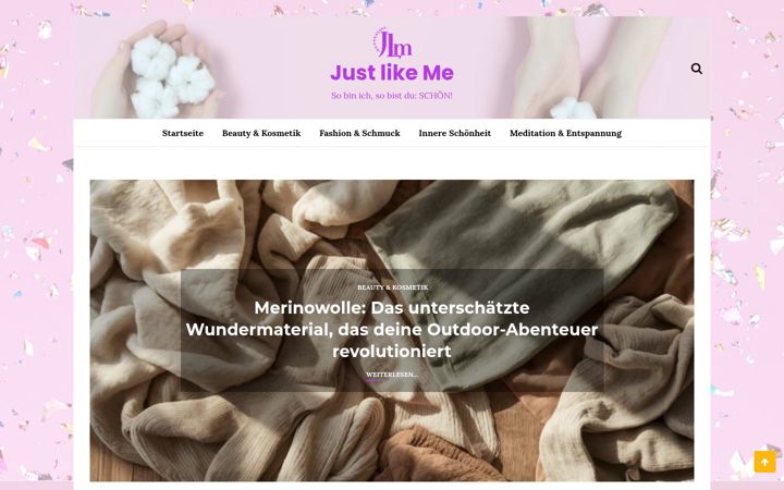 Screenshot of just-like-me.de