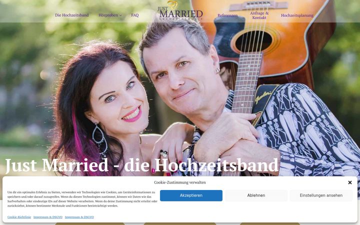 Screenshot of just-married.at