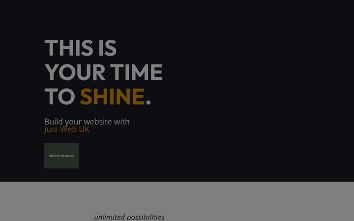Screenshot of just-web.uk