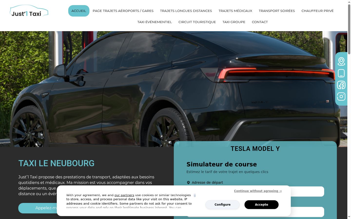Screenshot tal-banner tal-kunsens muri qabel kwalunkwe interazzjoni