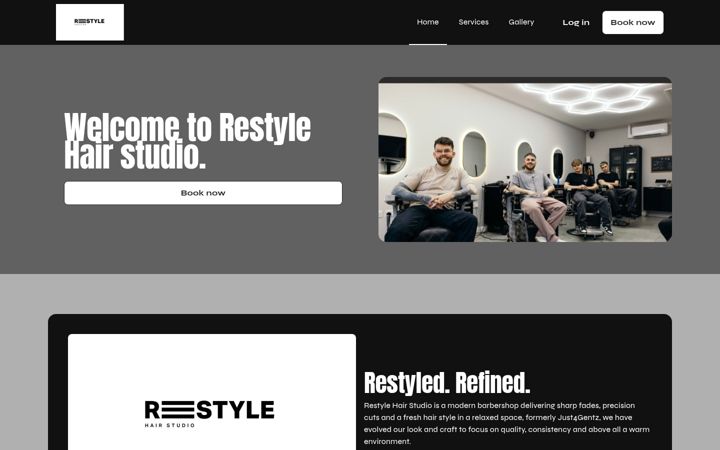 Screenshot of just4gentz.co.uk