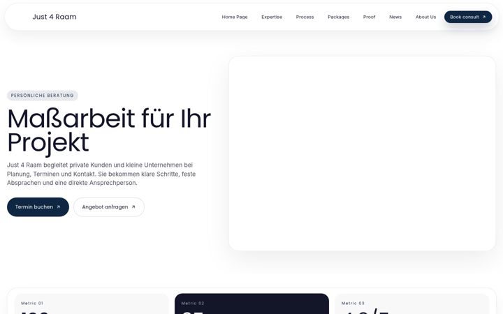 Screenshot of just4raam.de