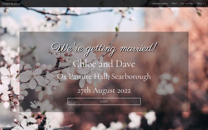 Screenshot of justacoupleofclarkes.co.uk