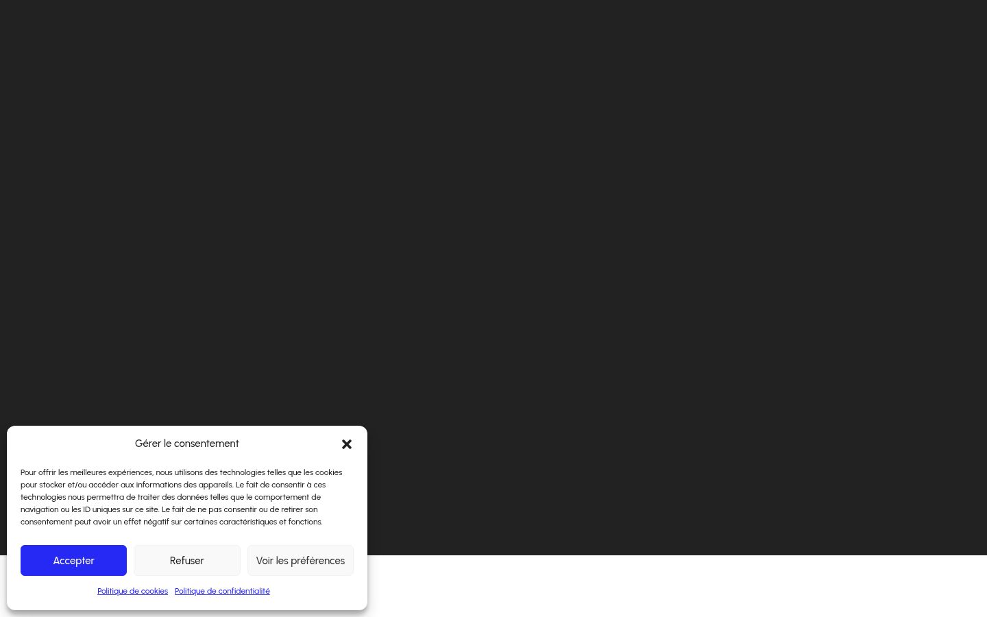 Screenshot des Einwilligungsbanners vor jeglicher Interaktion