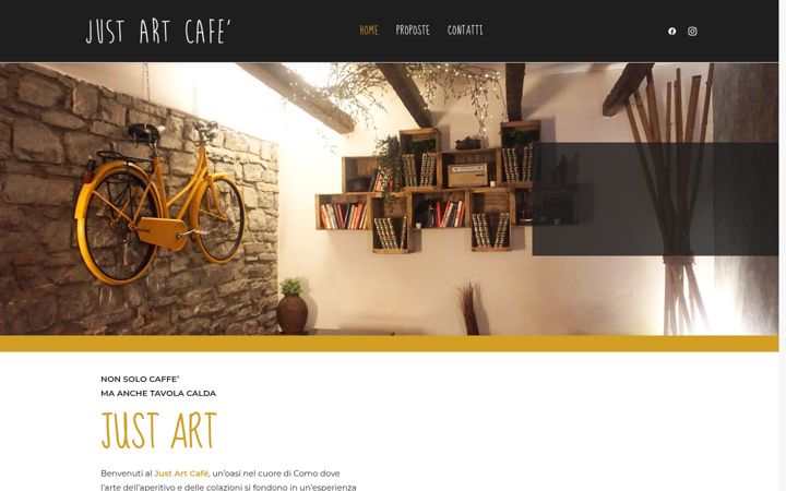 Screenshot of justartcafe.it
