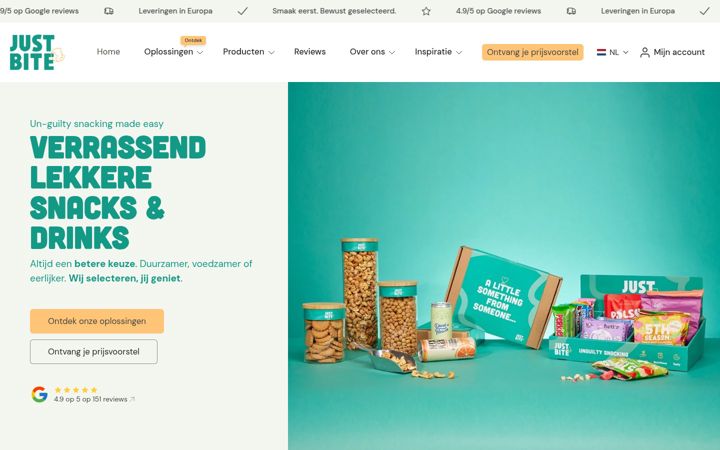 Screenshot of justbite.eu