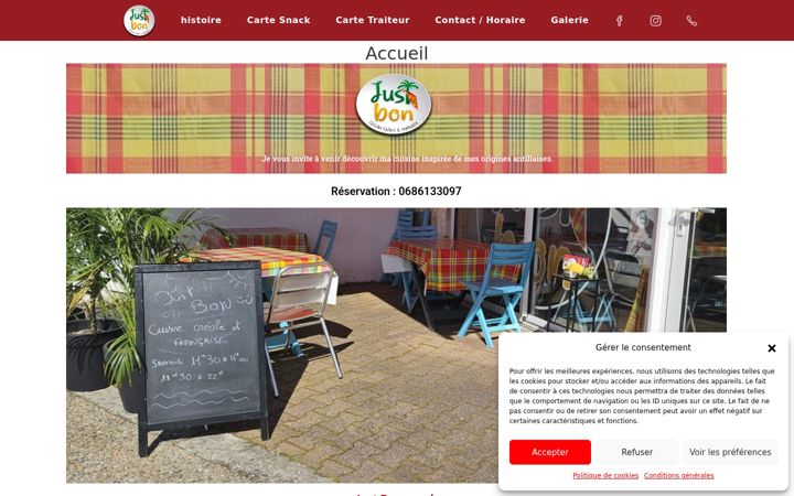 Screenshot of justbon.fr
