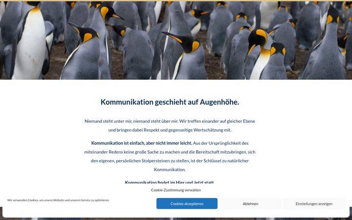 Screenshot of justcommunication.de