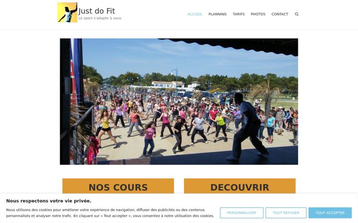 Screenshot of justdofit.fr